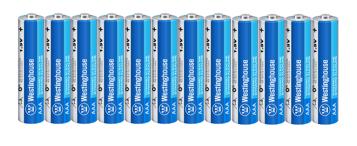 Westinghouse Dynamo alkaline AA/ AAA packs of 12